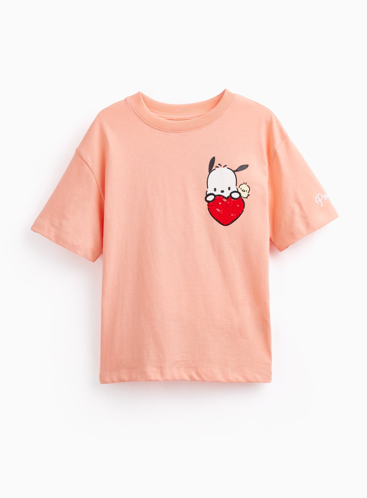 Coral Pochacco Character T-Shirt 9 years