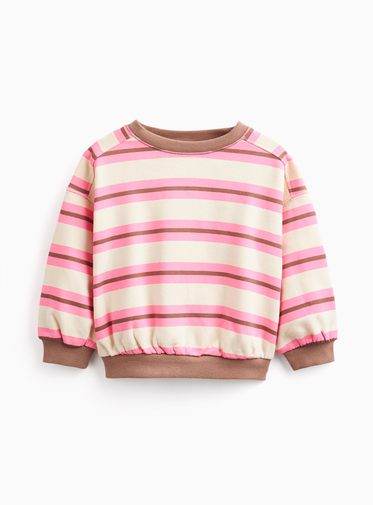 Neon Stripe Crewneck Sweater 