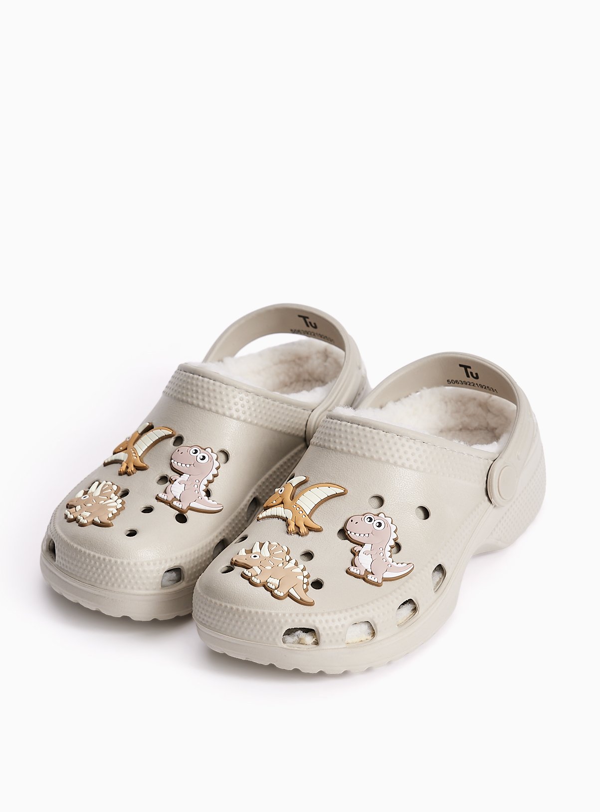Dinosaur Lined Clogs 