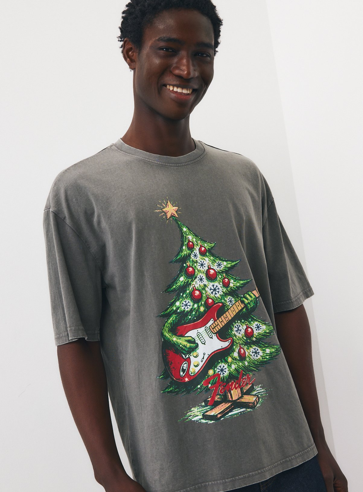 Fender Christmas Relaxed Fit T-Shirt XXXL