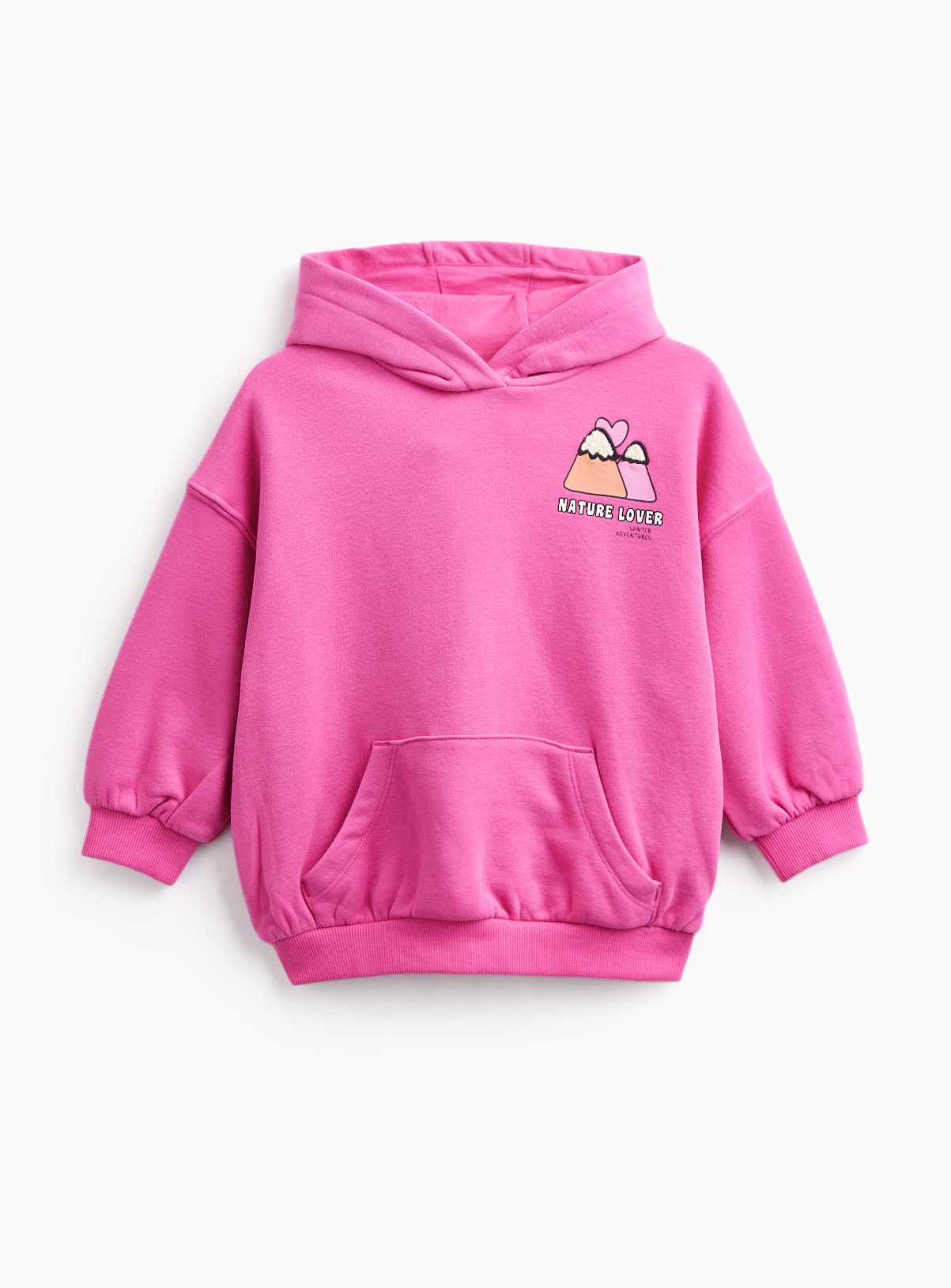 Bright Pink Nature Lover Hoodie 