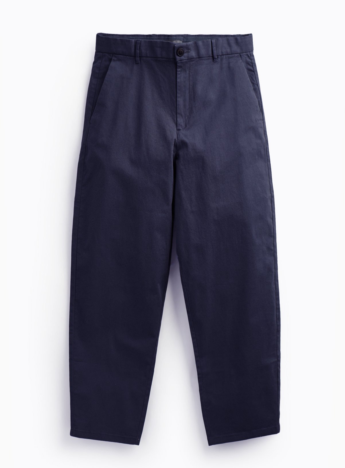Navy Straight Fit Chinos 