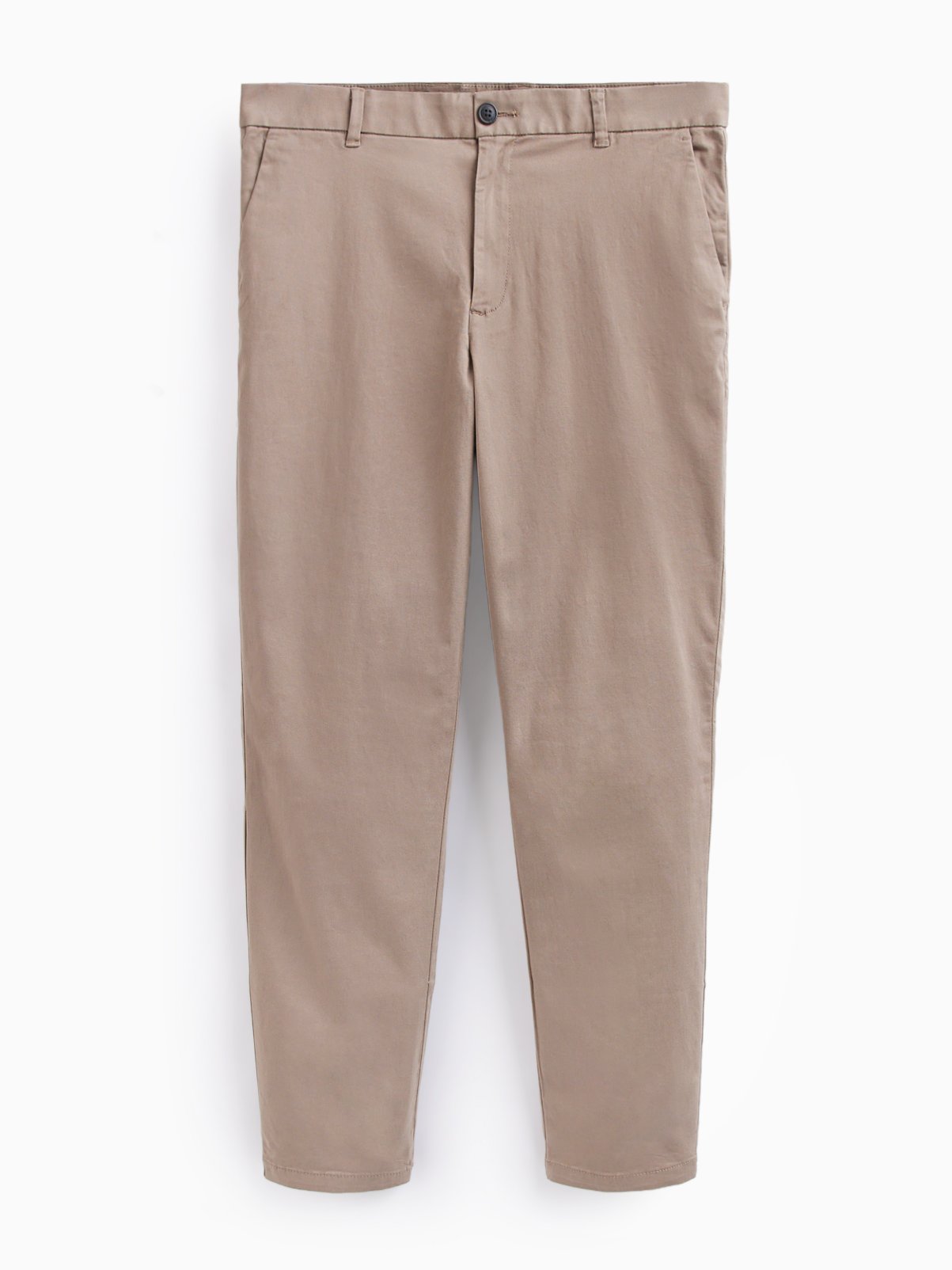 Dessert Taupe Straight Fit Chinos 