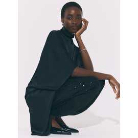 Satin Cape Top