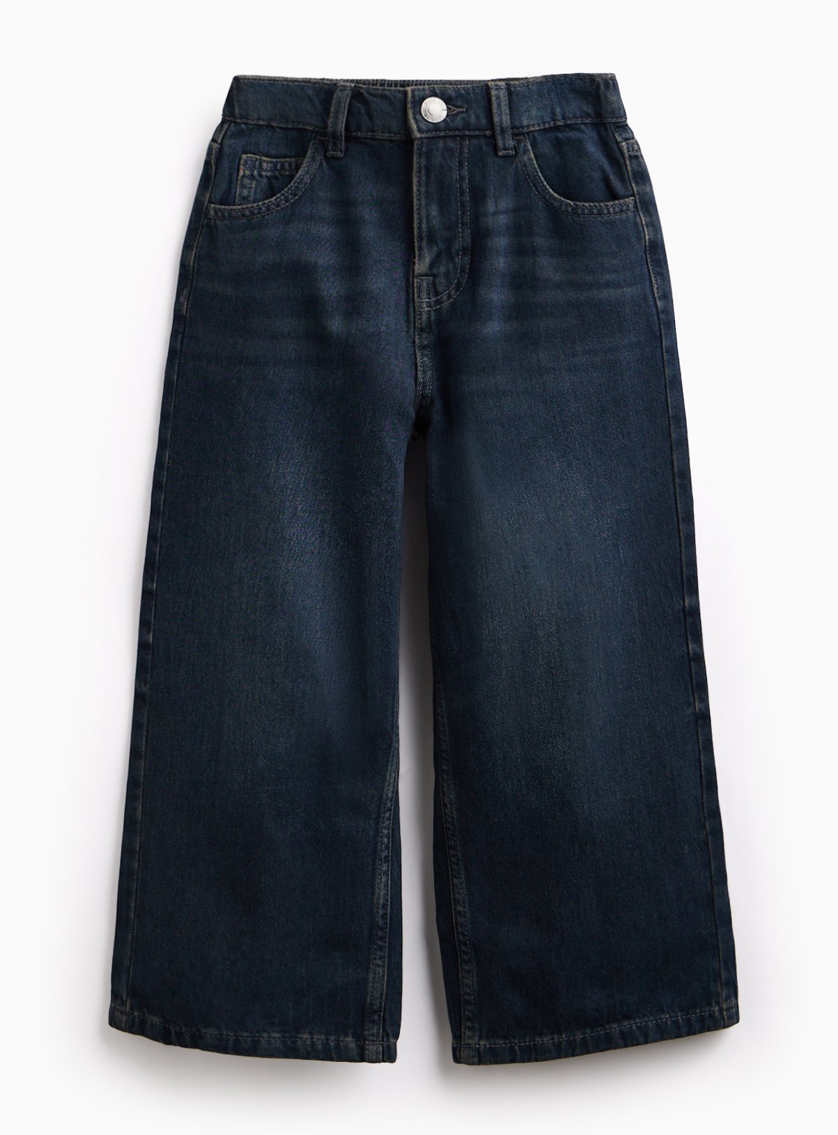 Blue Black Wide Leg Jeans 