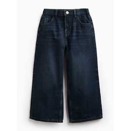 Blue Black Wide Leg Jeans