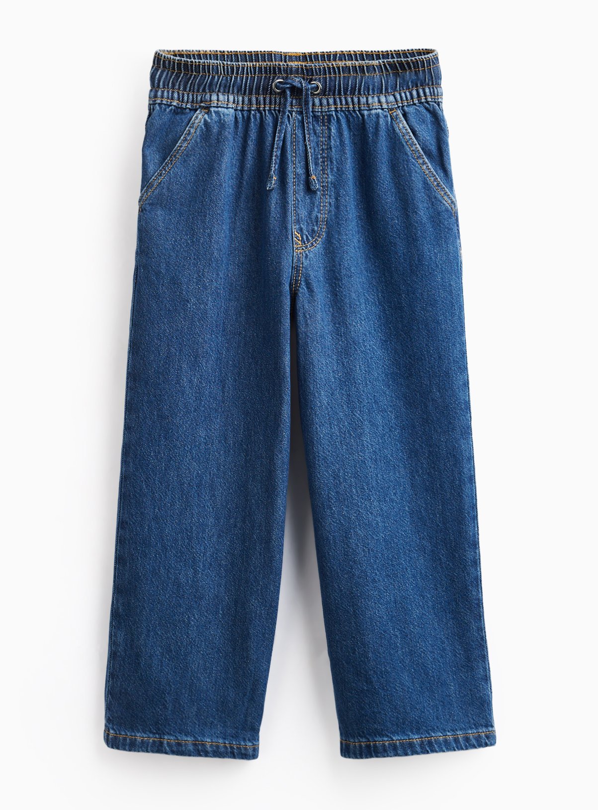 Mid Wash Wide Leg Jogger jeans 