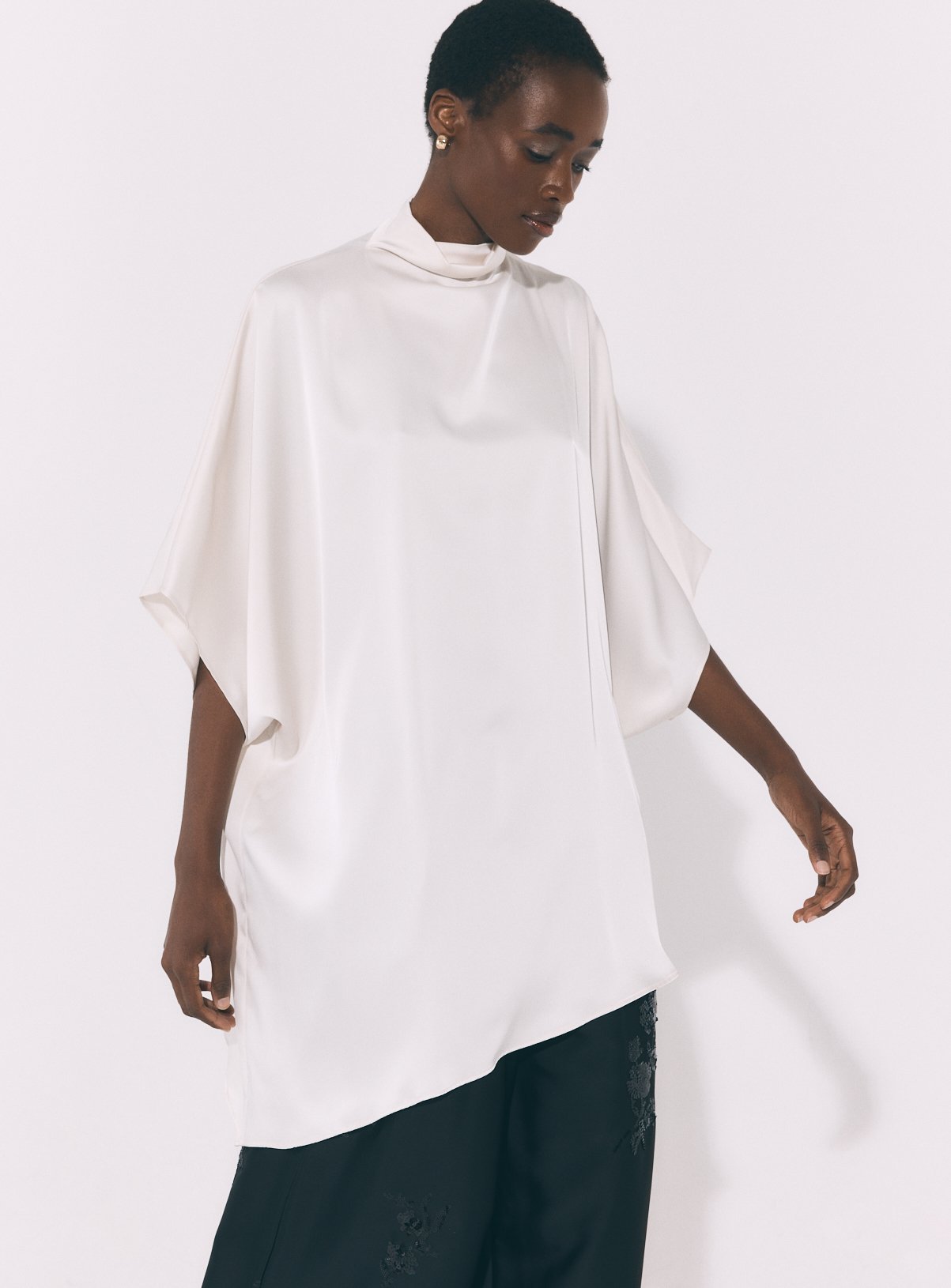 Satin Cape Top 