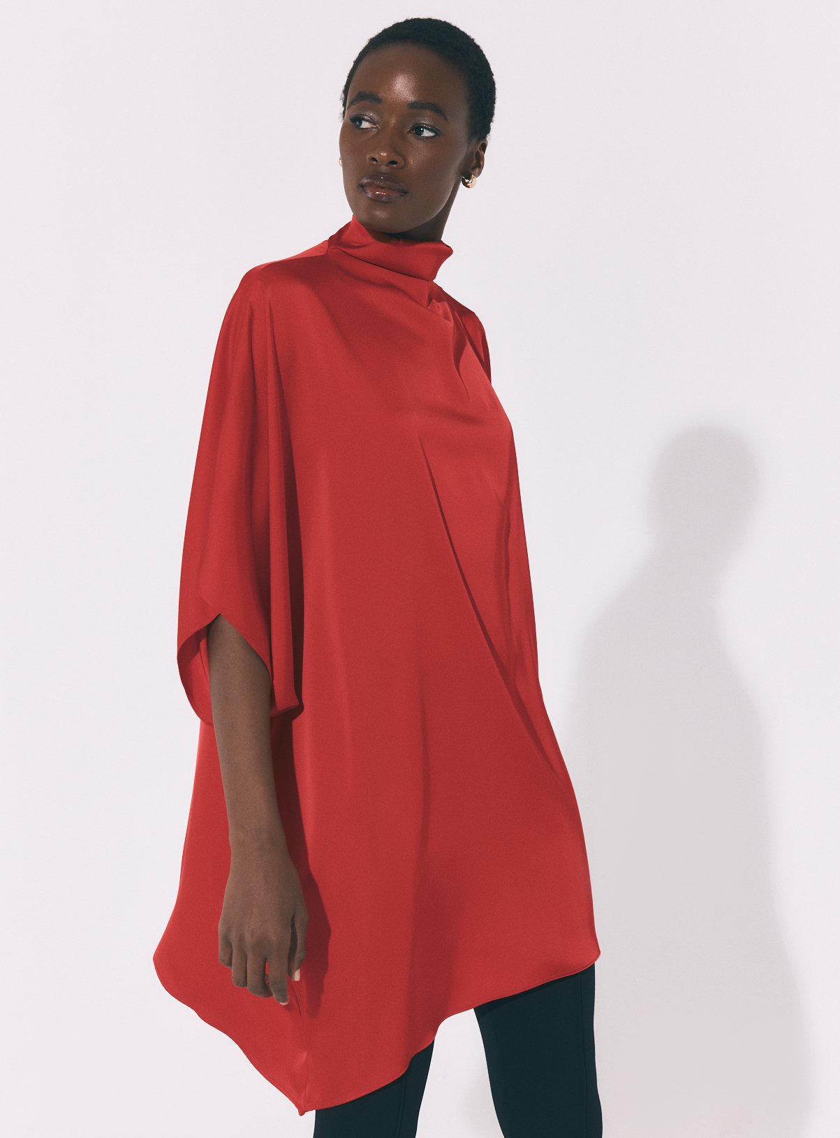 Satin Cape Top 
