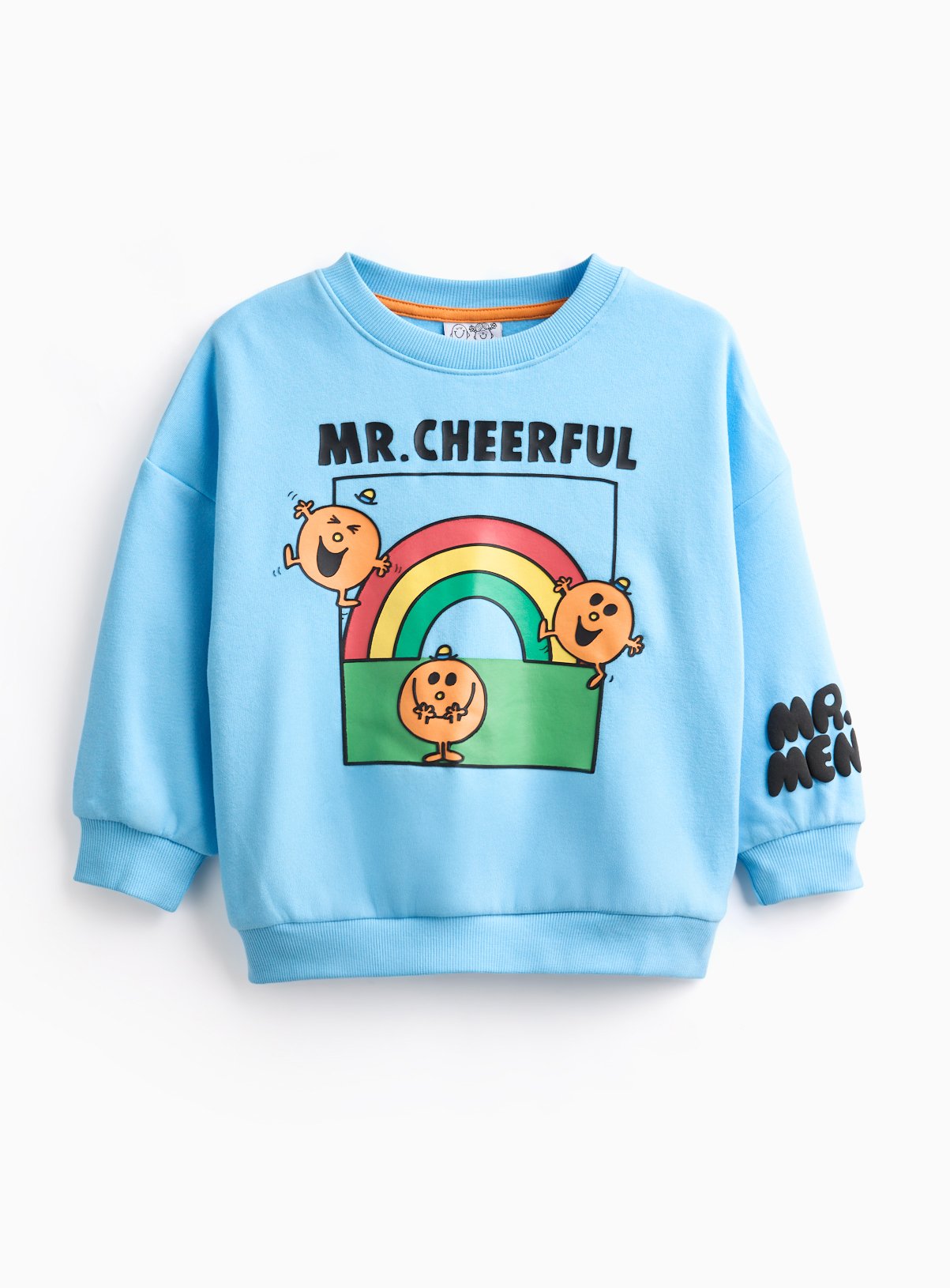 Mr Men Mr Playful Rainbow Crewneck Sweater 