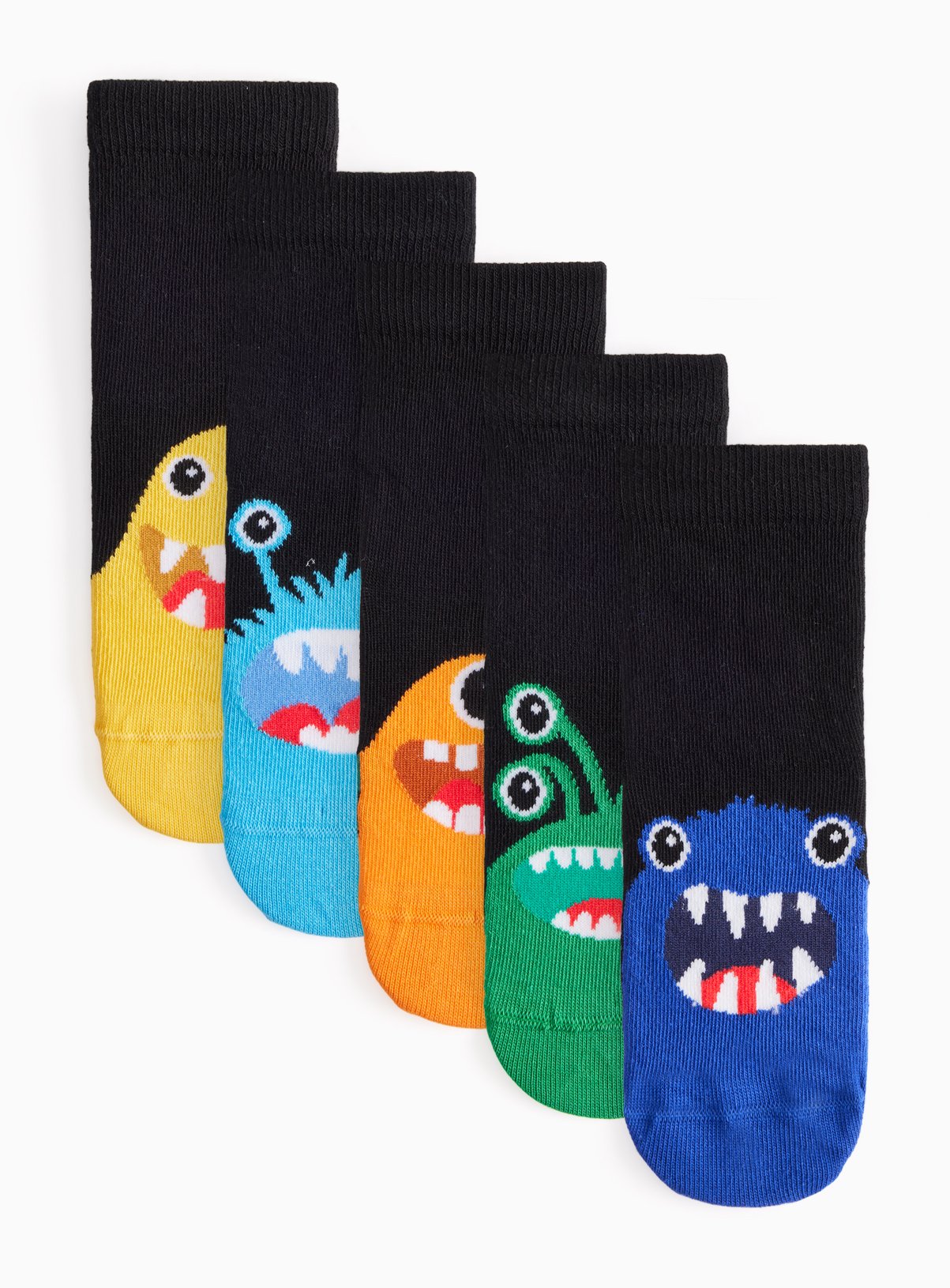 Monster Toes Ankle Socks 5-Pack 
