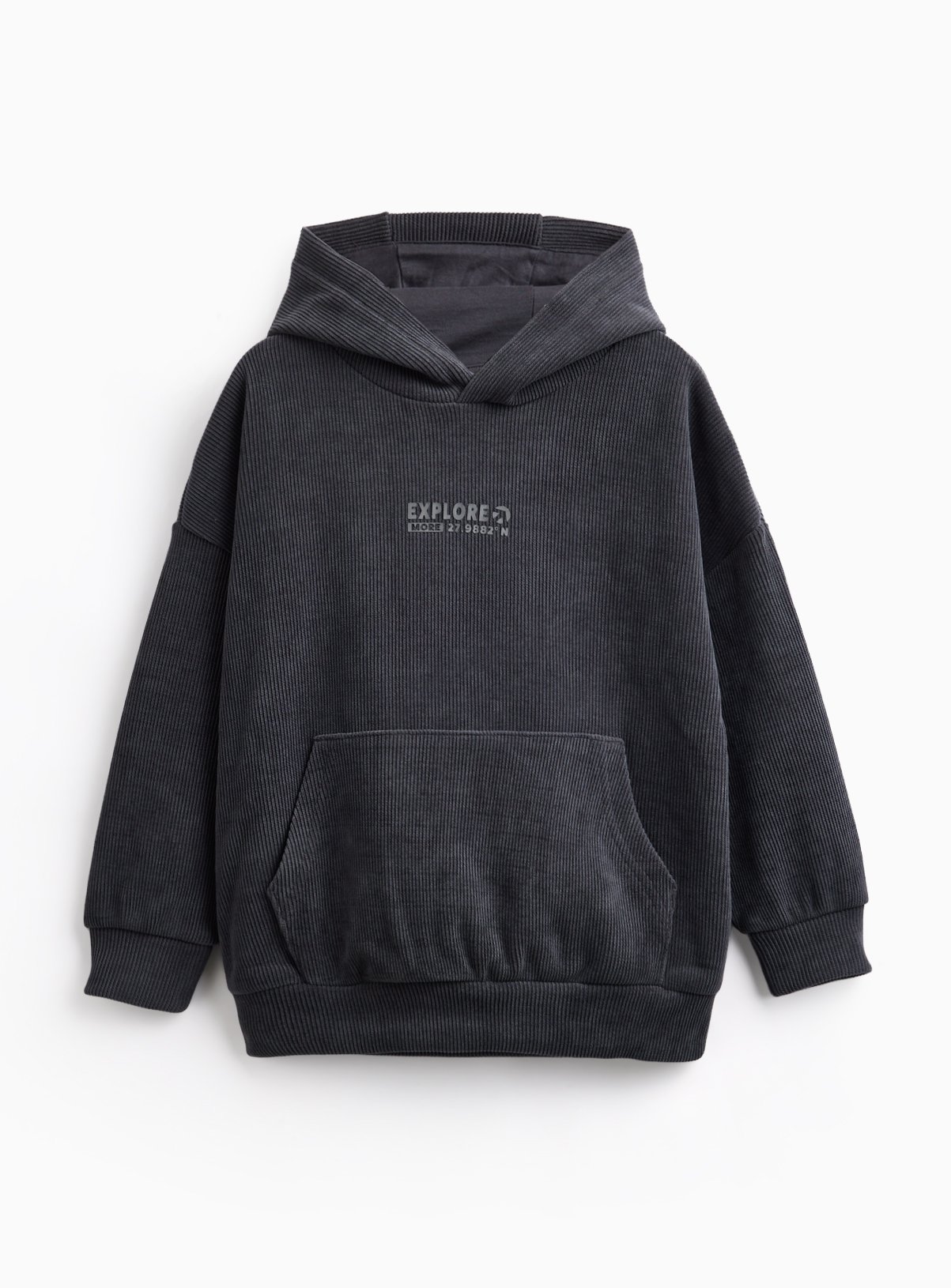 Charcoal Graphic Hoodie 
