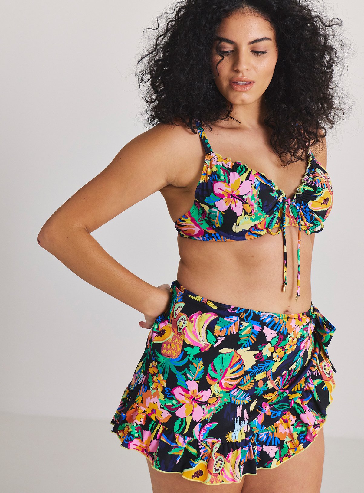 SIMPLY BE Skirted Detail Bikini Brief 28
