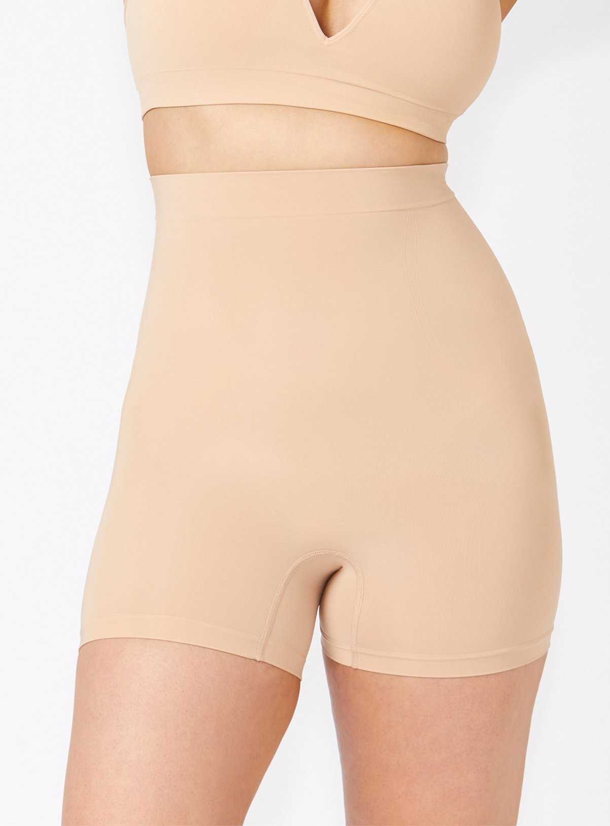 AMBRA Powerlite Hi Waisted Shaping Shortie Medium Support Beige 
