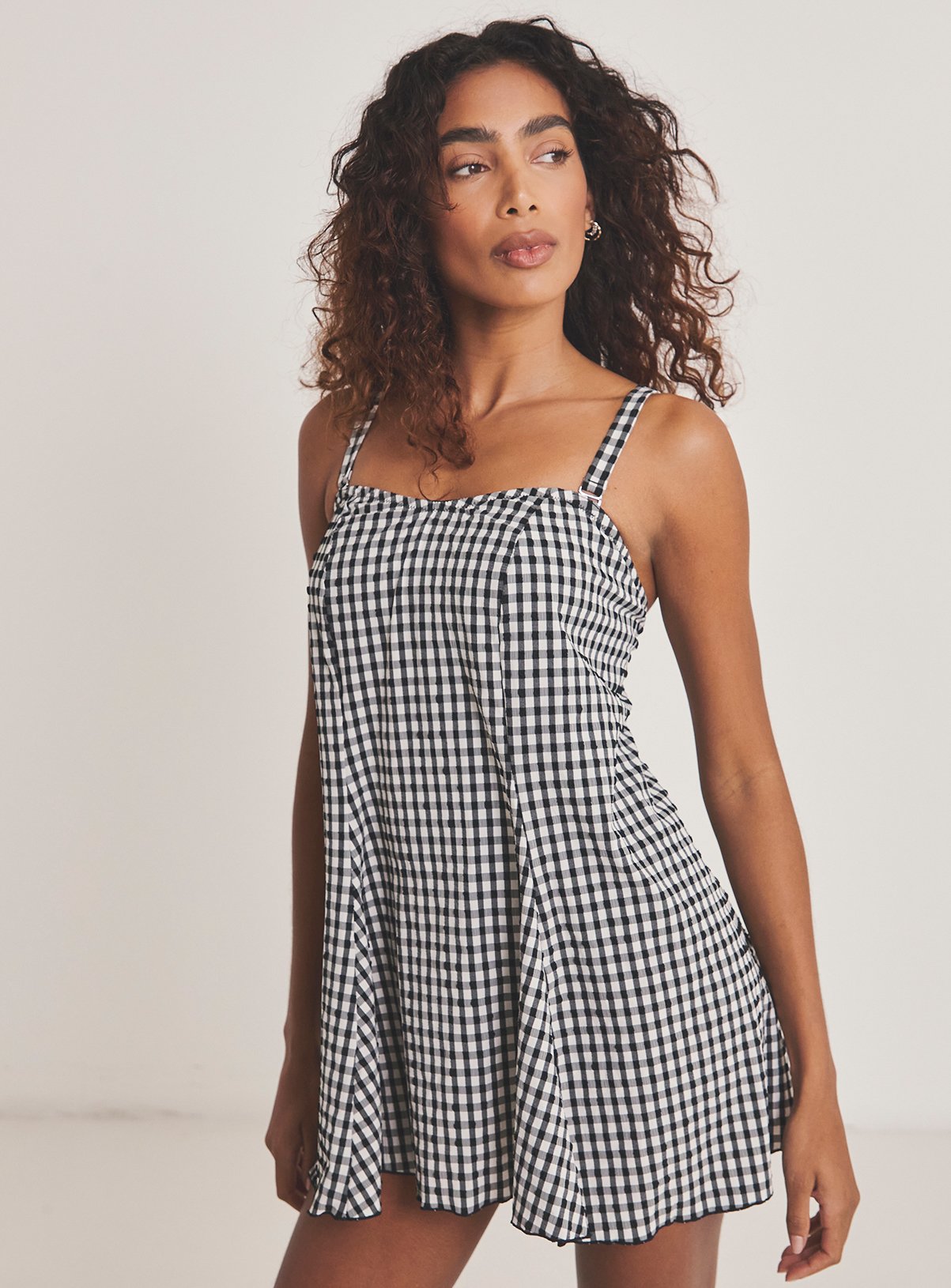 SIMPLY BE Gingham Swimdress 