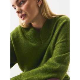 Mohair-Blend V-Neck Jumper
