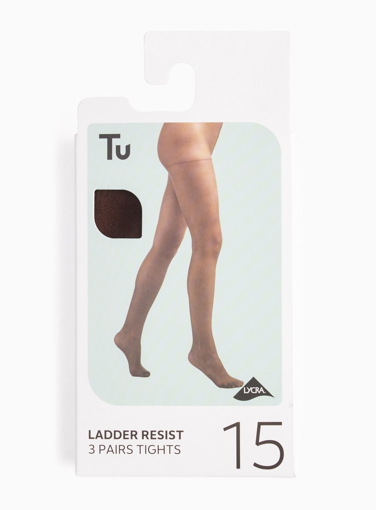 15 Denier Nude 3 Sheer Ladder Resist Matte Tights 3 Pack 