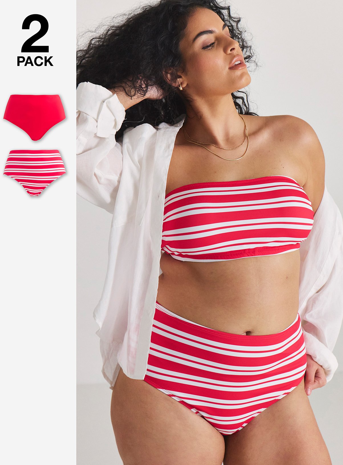 SIMPLY BE 2 Pack Value Bikini Briefs 20