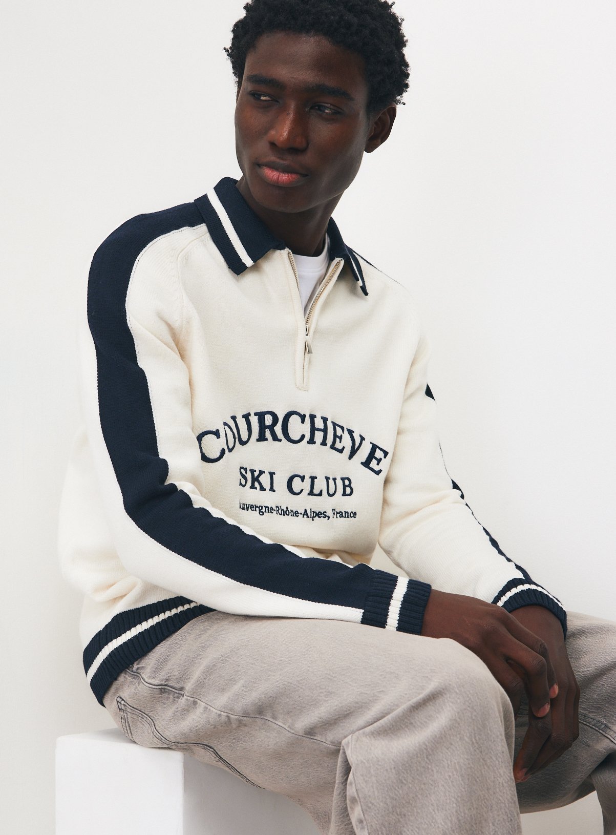 Courchevel Ski Club Half-Zip Sweatshirt 