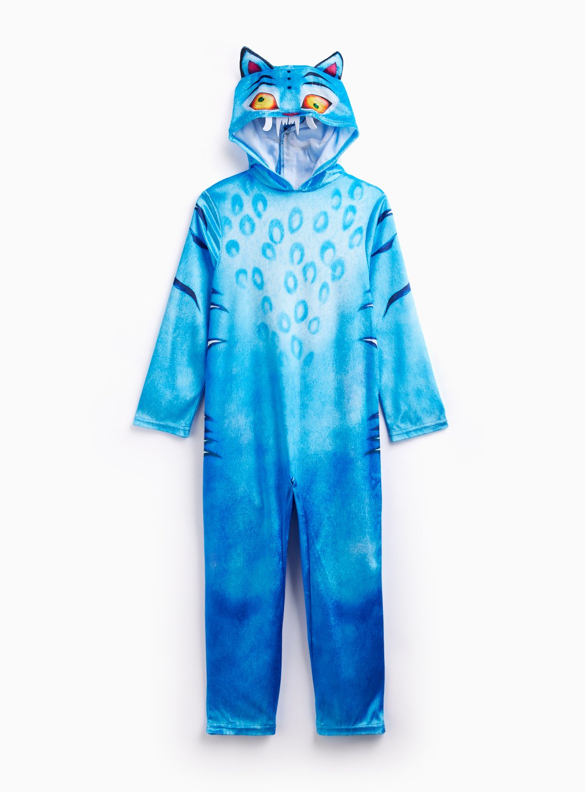 Blue K-Pop Demon Hunters Big Cat All-In-One Costume 