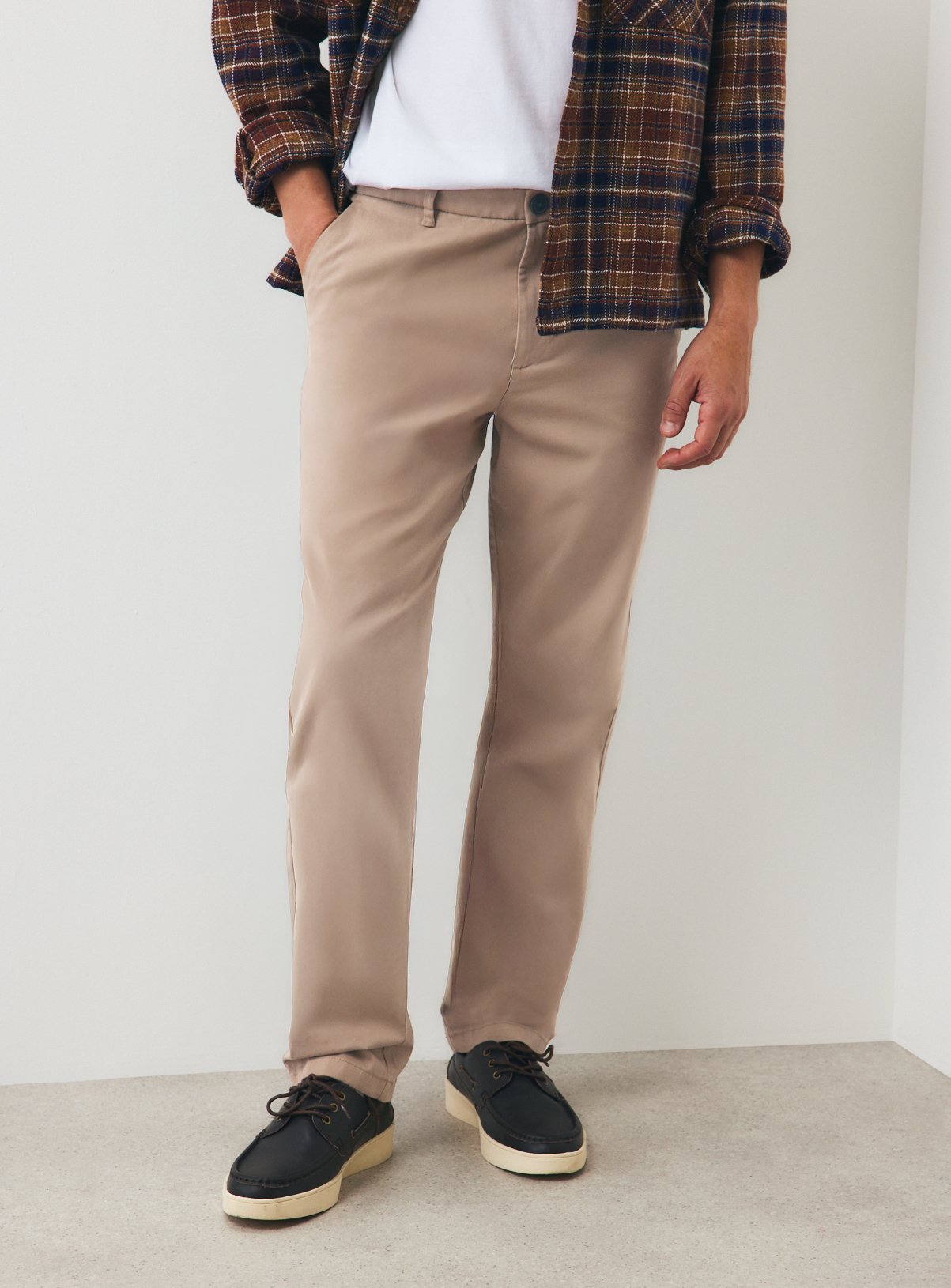 2 Pack Straight Leg Chinos 