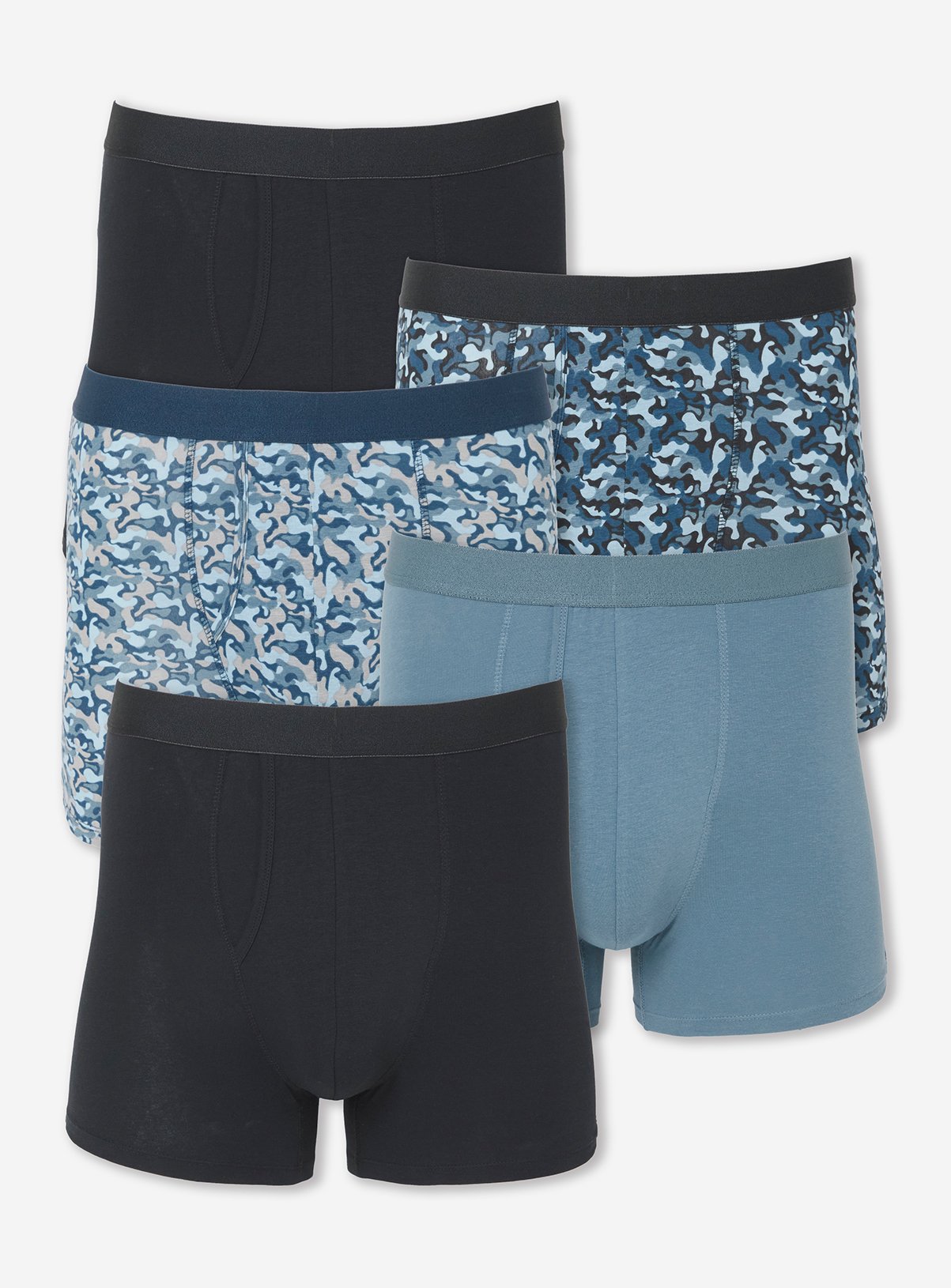 JACAMO 5 Pack Camo A Front Boxers