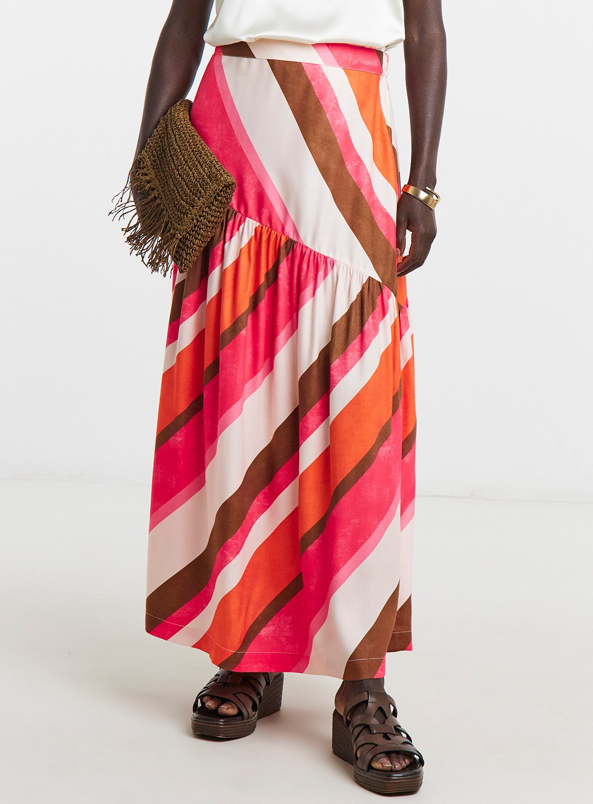 JD WILLIAMS Asymmetric Seam Skirt 18