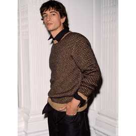Brown Dogtooth Jumper