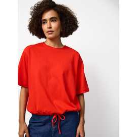 Red Bubble Hem T-Shirt XL