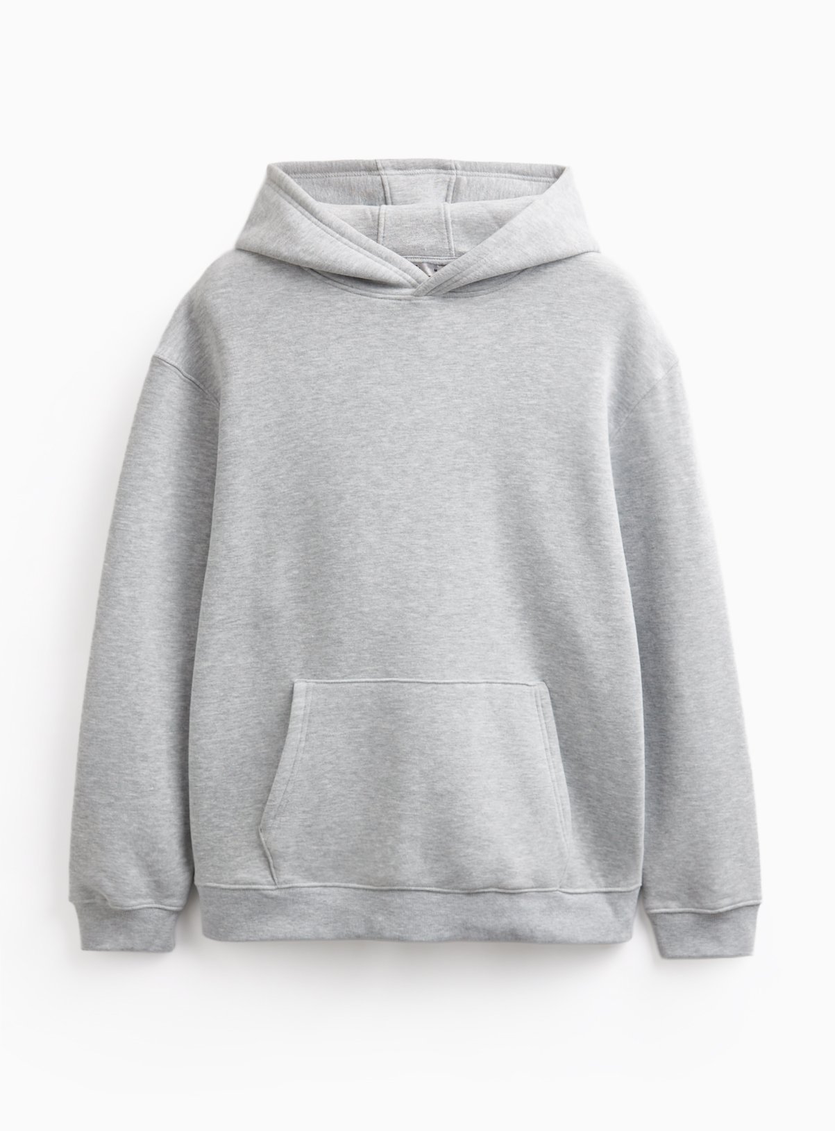 Grey Marl Overhead Hoodie 