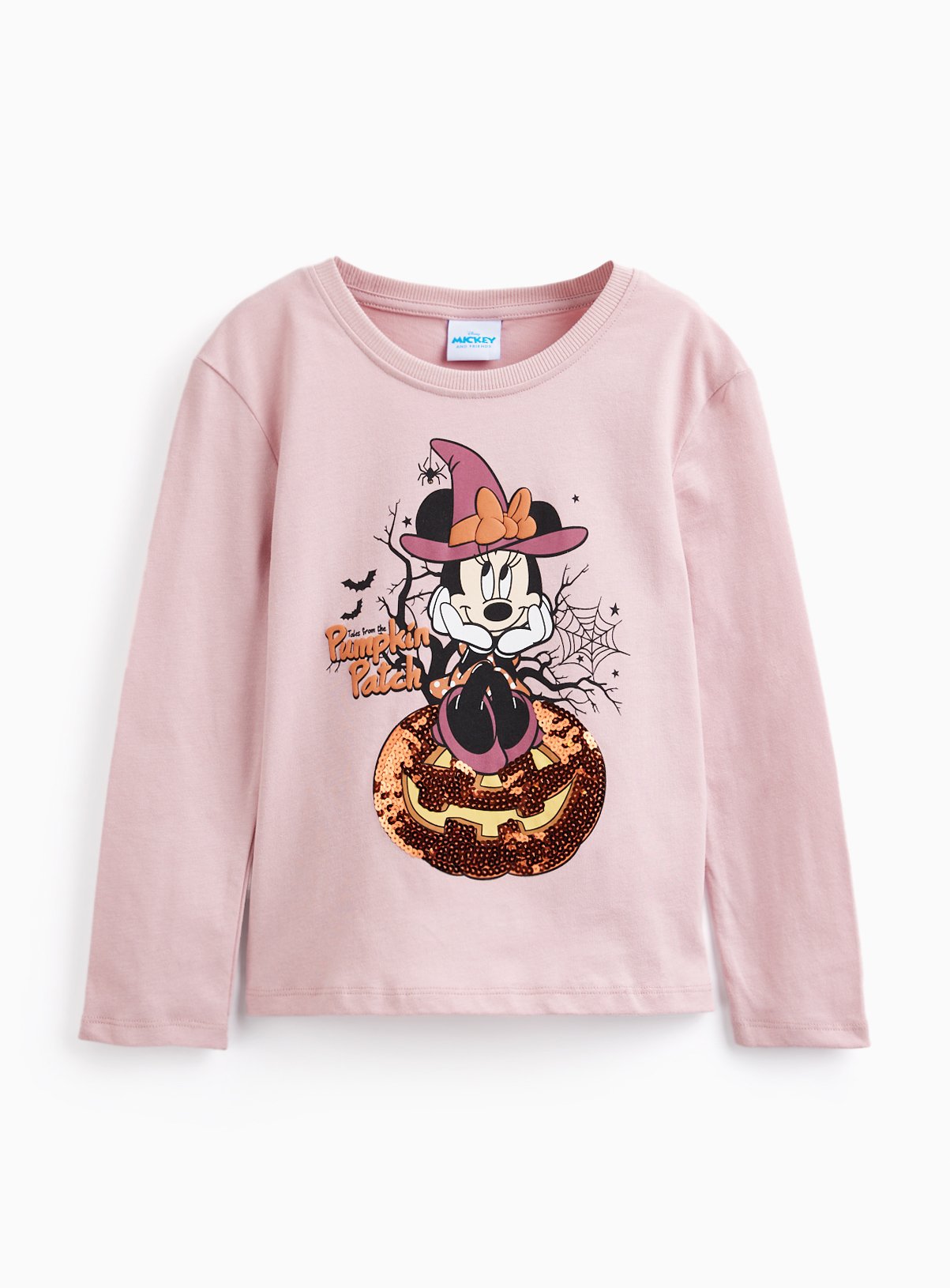 Minnie Mouse Pink Character Long Sleeve T-Shirt 