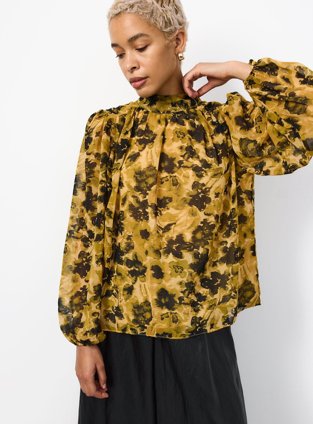 Funnel Neck Shirt 