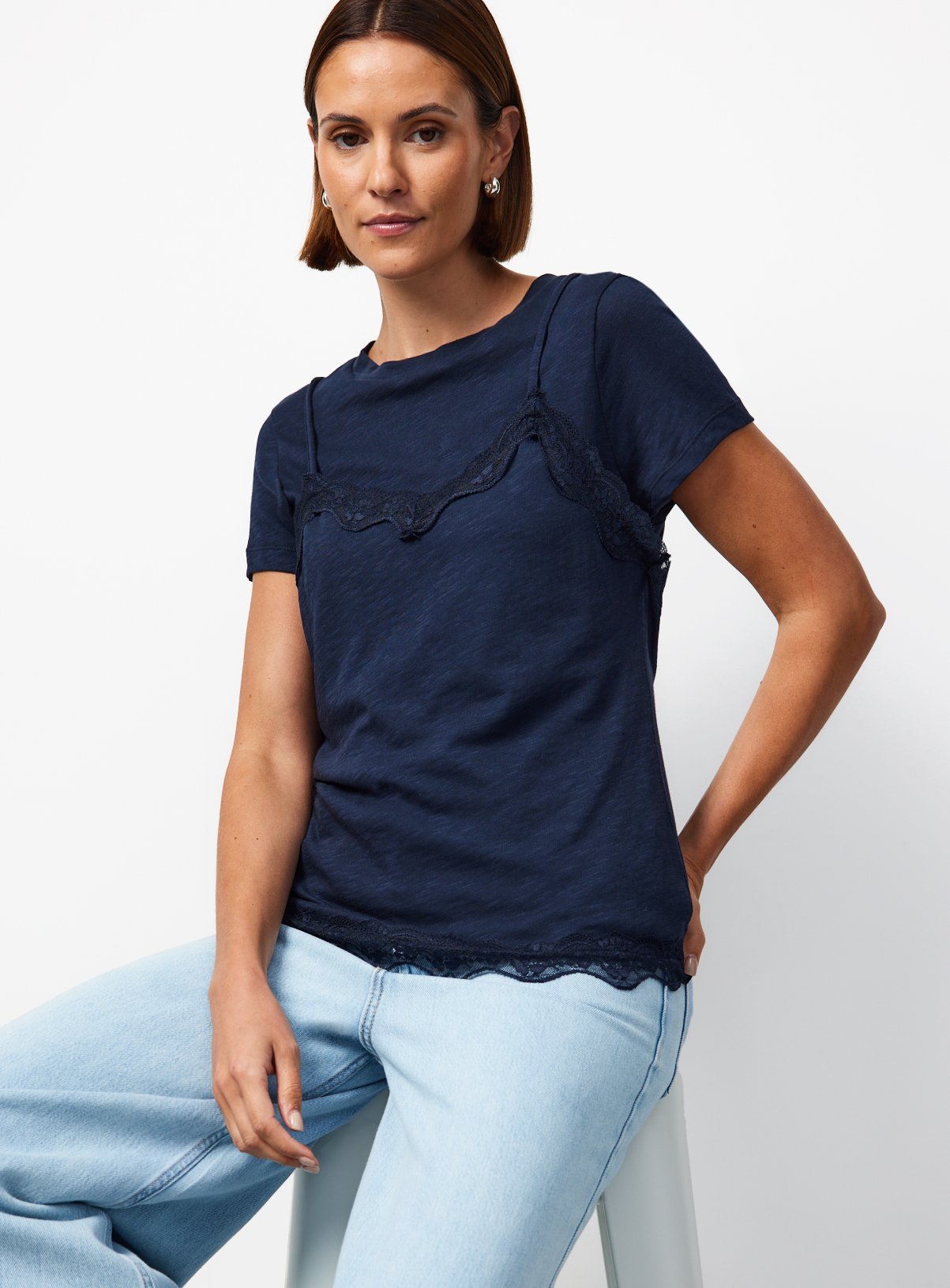 2 in 1 Lace Cami Top 