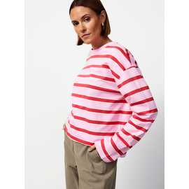 Stripe Relaxed Fit Sweatshirt