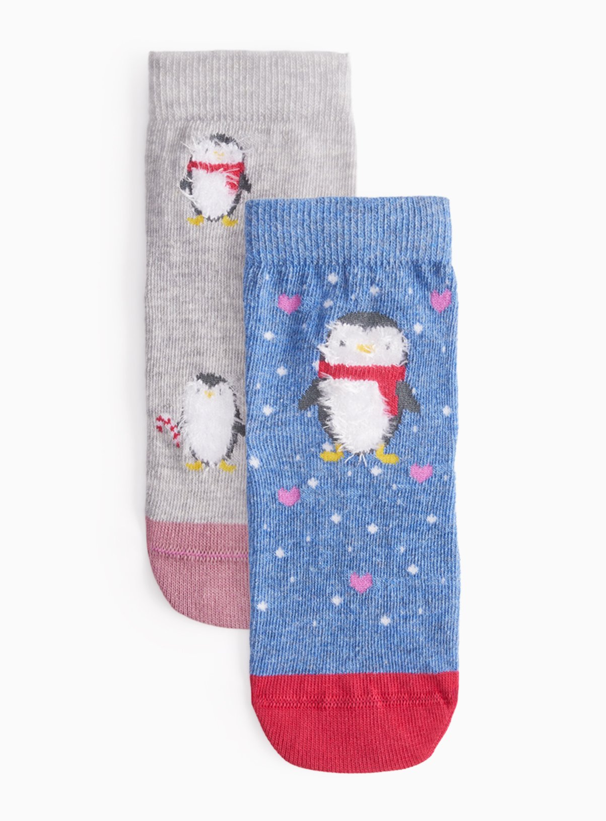 Festive Penguin Socks 2-Pack 