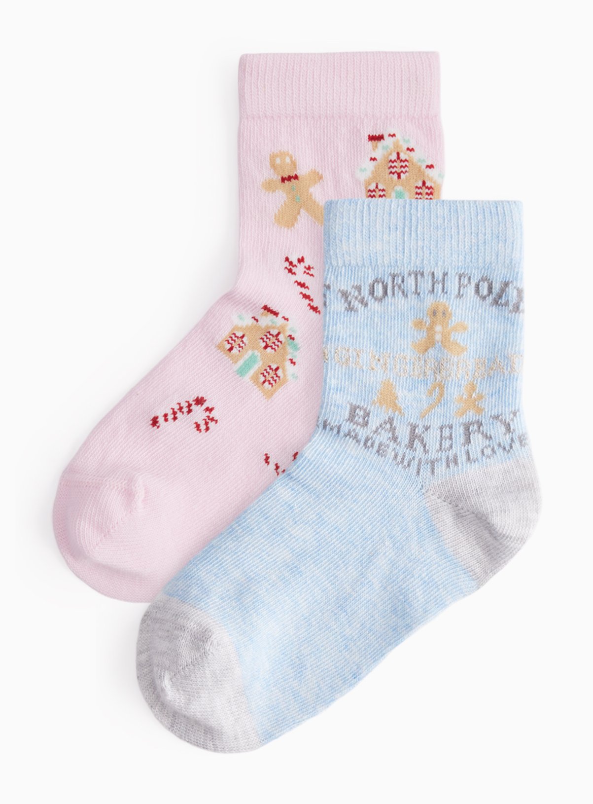 Gingerbread Bakery Socks 2-Pack 