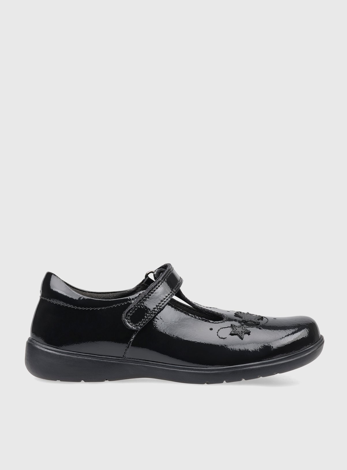 START-RITE Star Jump Patent Leather School Shoes 