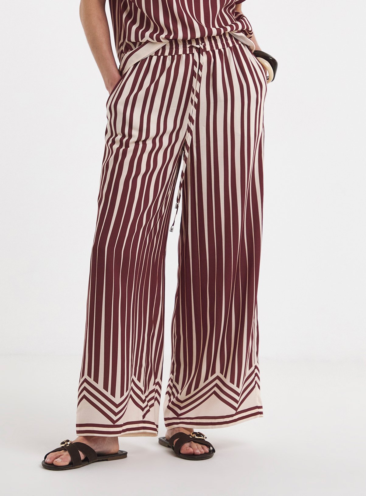 JD WILLIAMS Printed Wide Leg Trouser 20