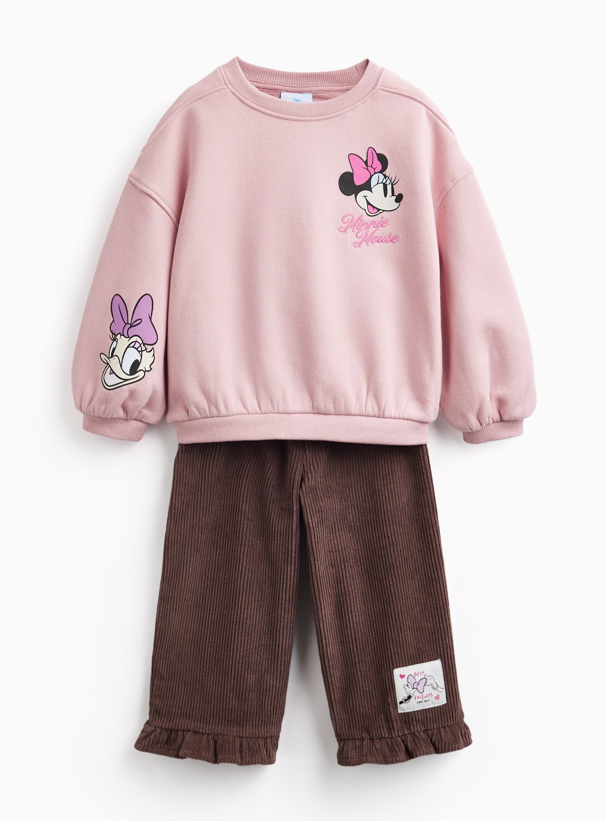 Disney Minnie & Daisy Pink Sweat Set 