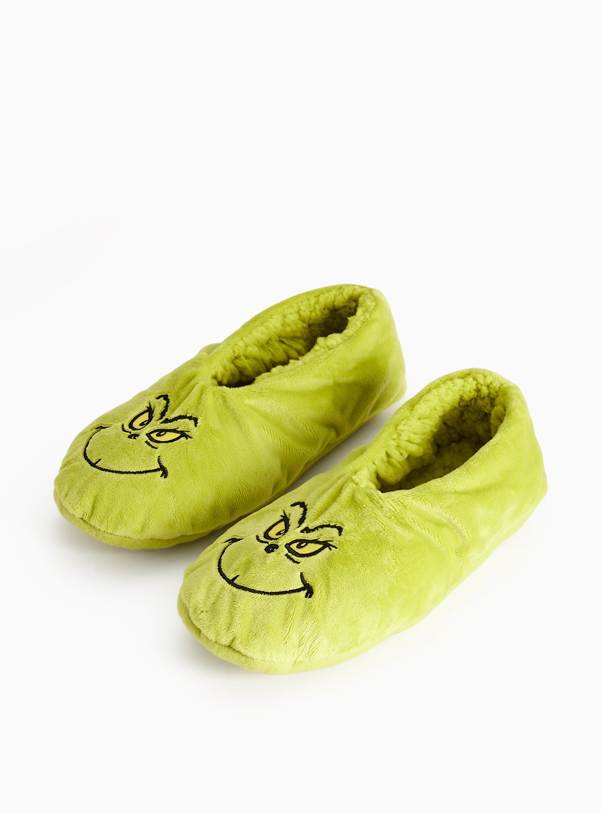 The Grinch Borg Fleece-Lined Footsies 