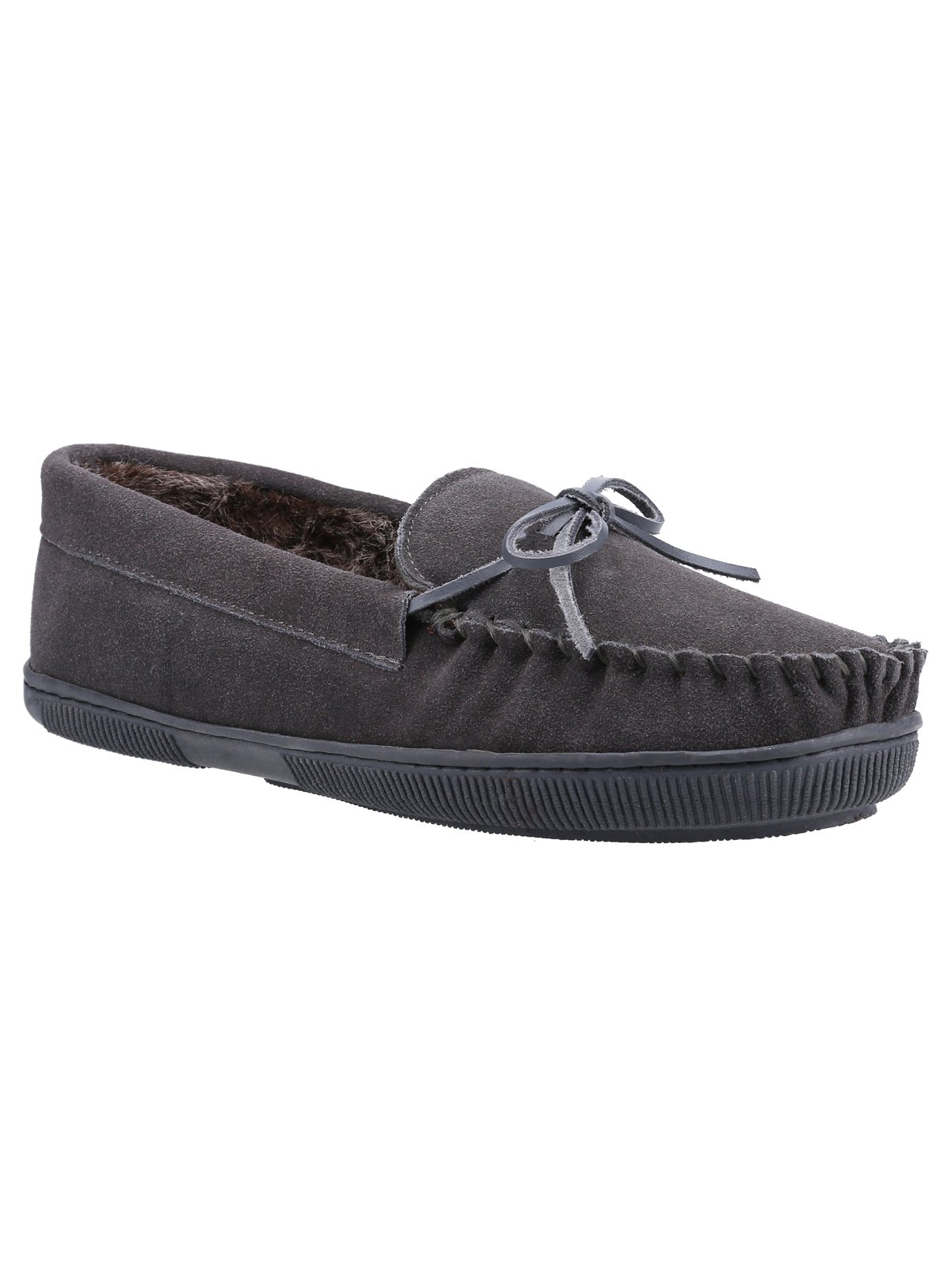 HUSH PUPPIES Ace Suede Slippers Grey 