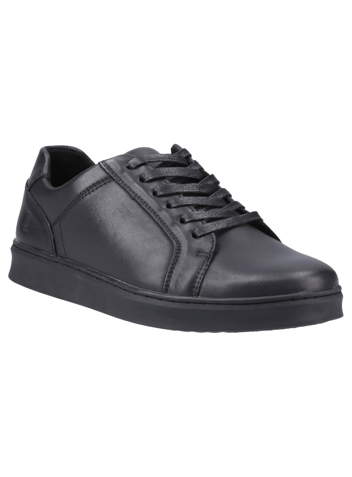 HUSH PUPPIES Madden Leather Trainer Black 