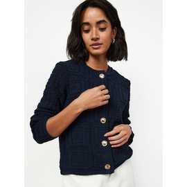 Patchwork Knitted Cardigan