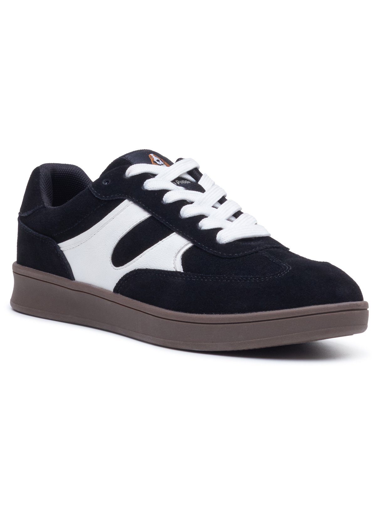 HUSH PUPPIES Maura Suede Trainers Black 
