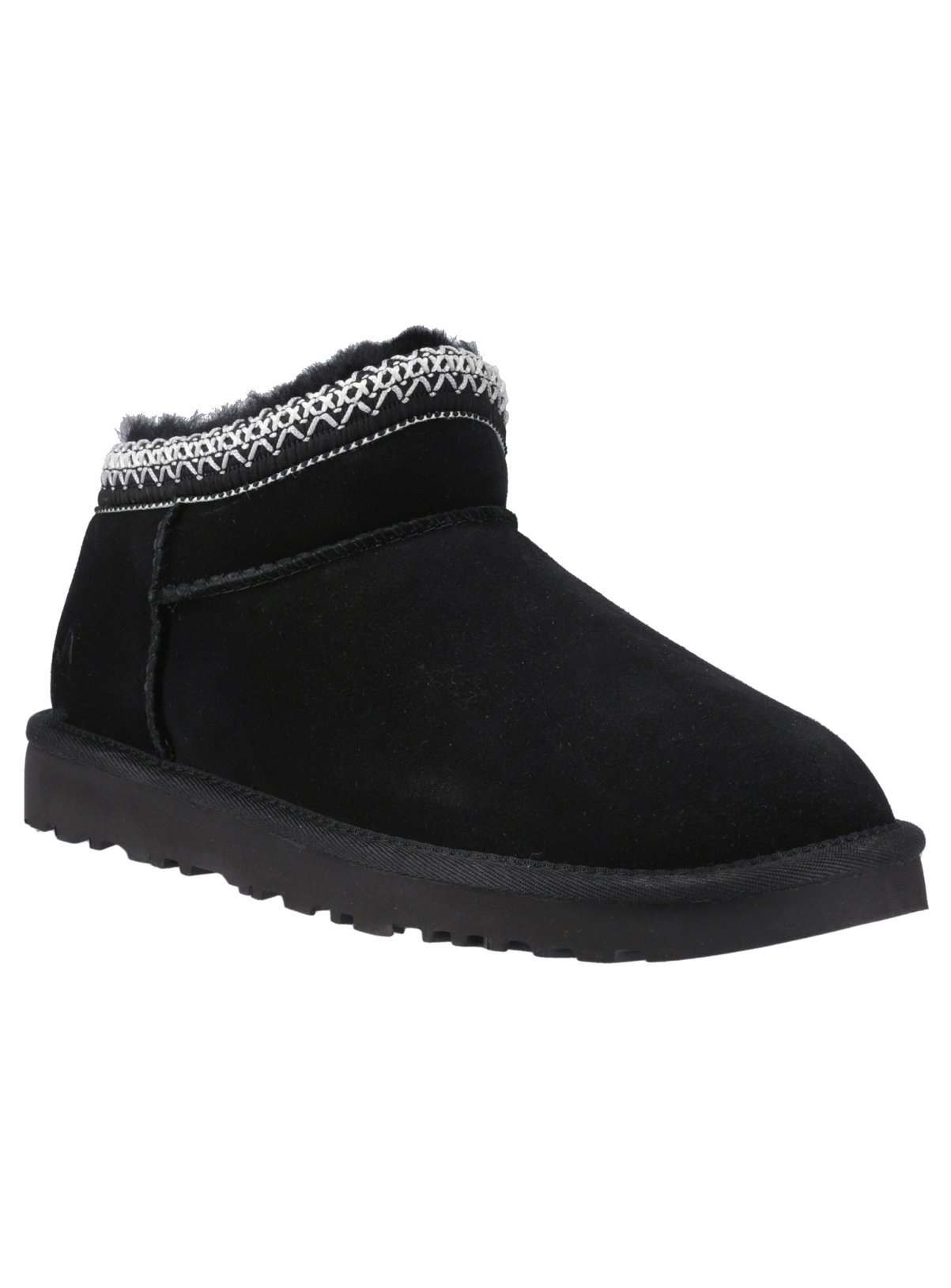 HUSH PUPPIES Sloane Suede Bootie Slippers Black 
