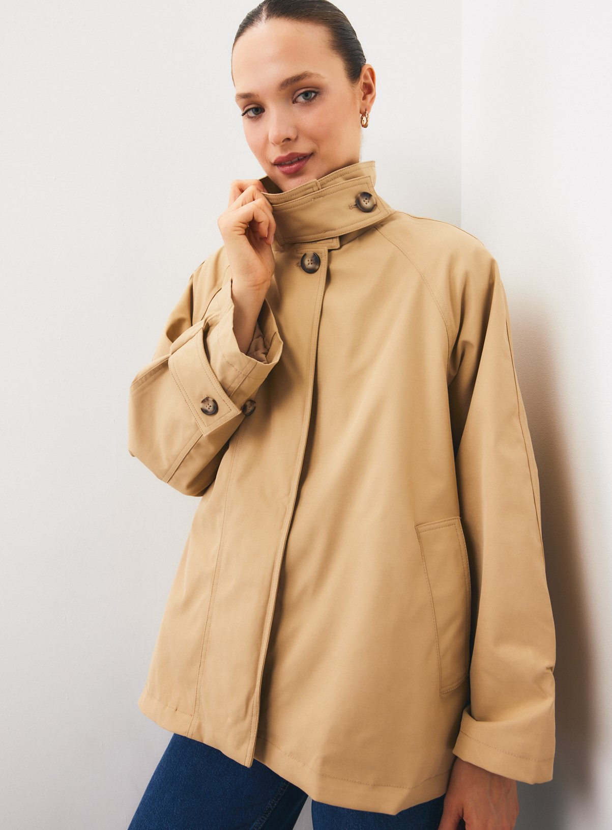 Camel Tech Parka Jacket 