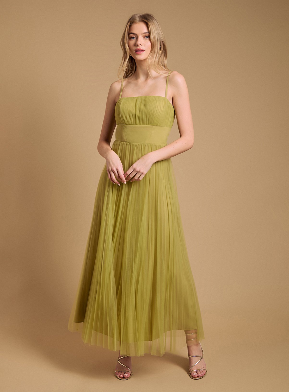 OASIS Corset Detail Maxi Dress 