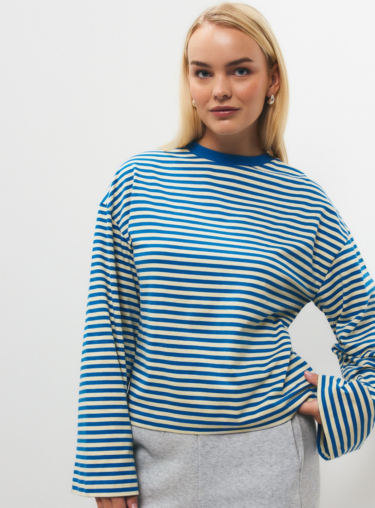 Stripe Boxy Fit Top 