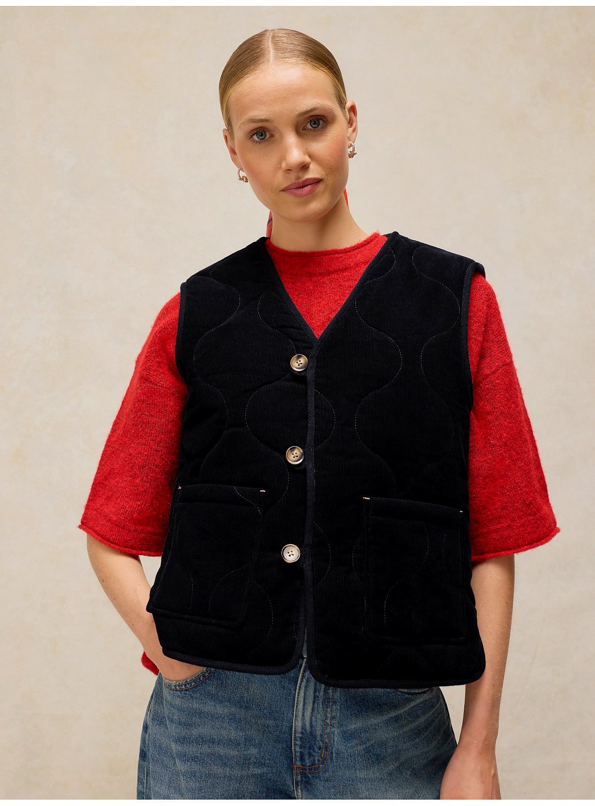 WHITE STUFF Emery Reversible Gilet 