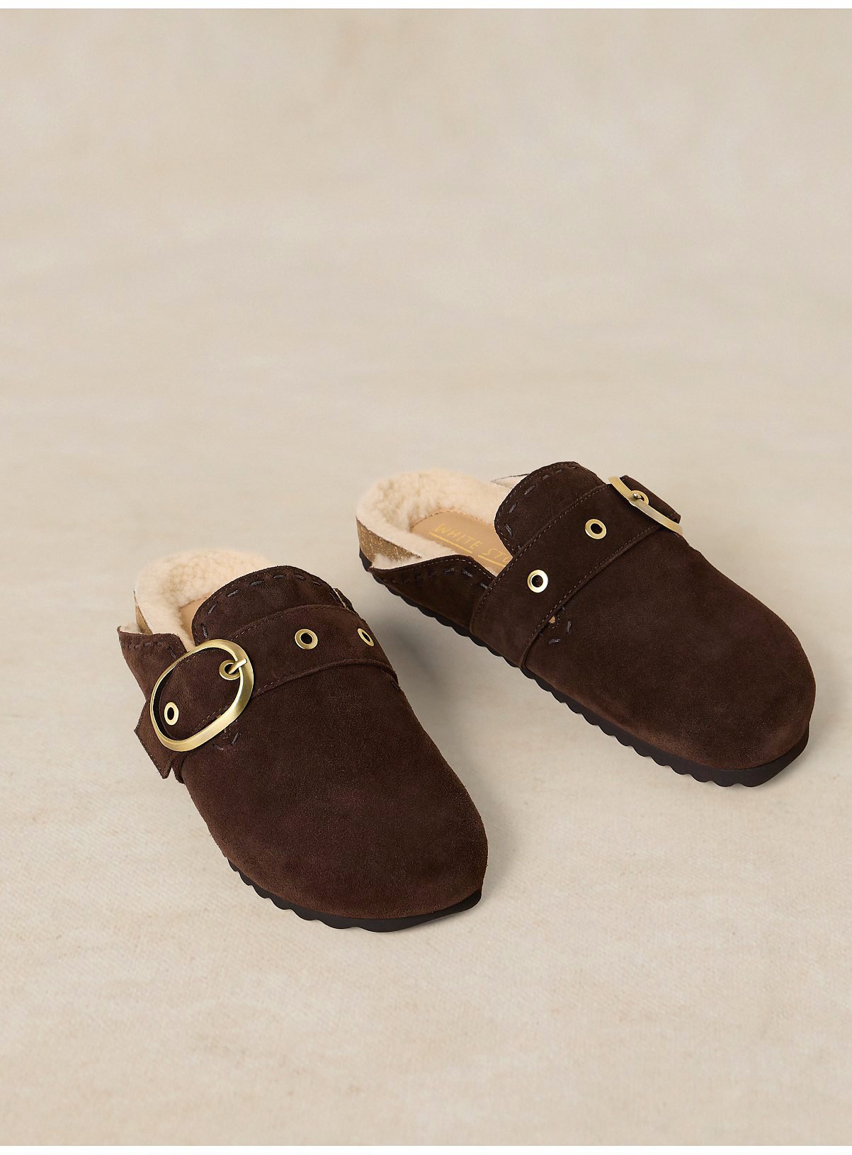 WHITE STUFF Myrtle Buckle Footbed 